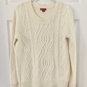 Ivory Cable Knit Sweater